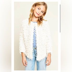 Kids Fuzzy Cardigan